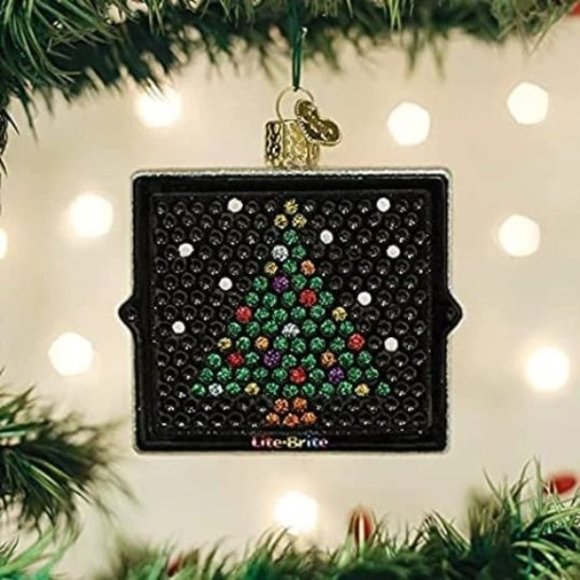 Lite Brite Old World Christmas Ornament - Picture 1 of 2